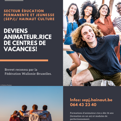 Tu as 16 ans? Deviens animateur de centres de vacances!