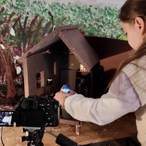 Tournage d'un court métrage d'animation en stop motion