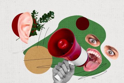 Monter une anecdote gesticulée